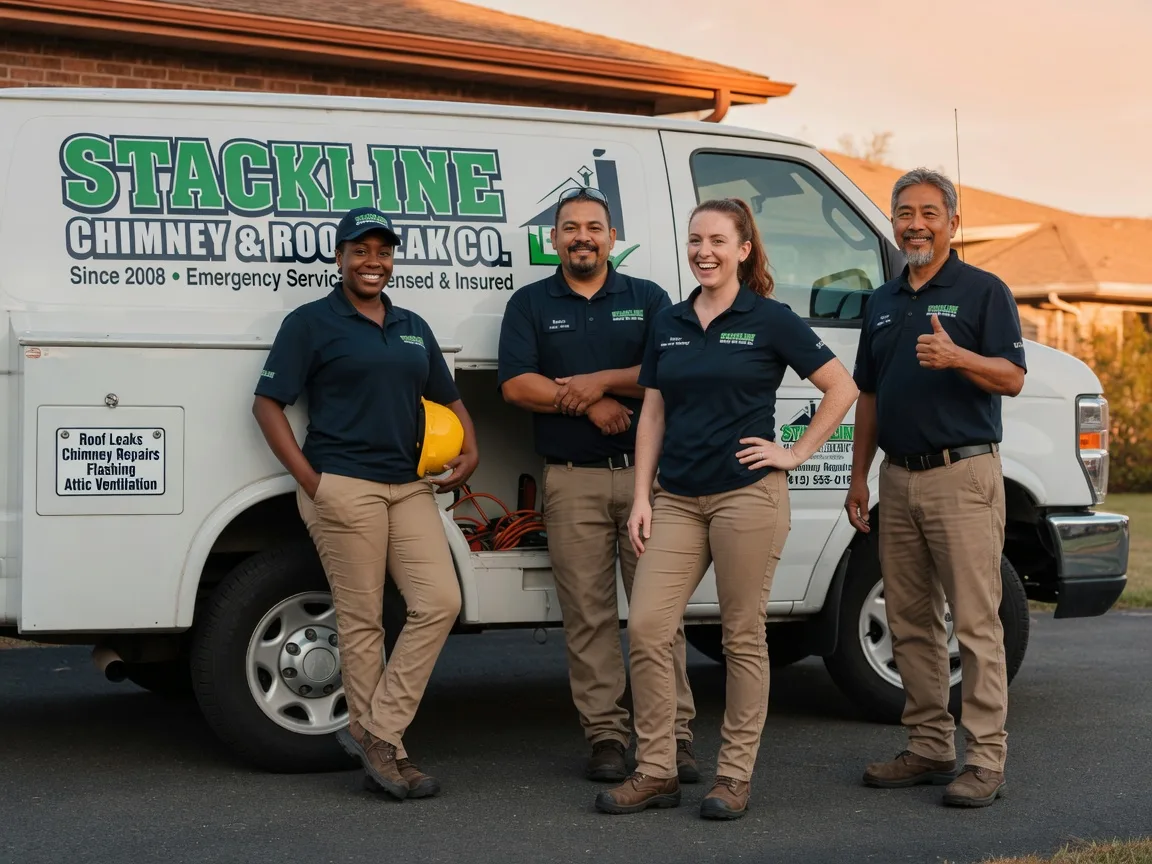 Chimney flashing repair company in Davis, OK
